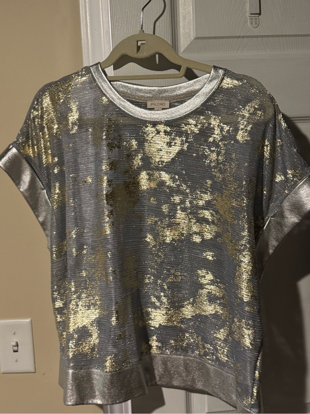 Pilcro Shine Shell Top
